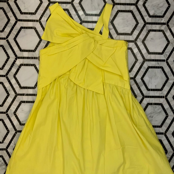 zara yellow summer dress